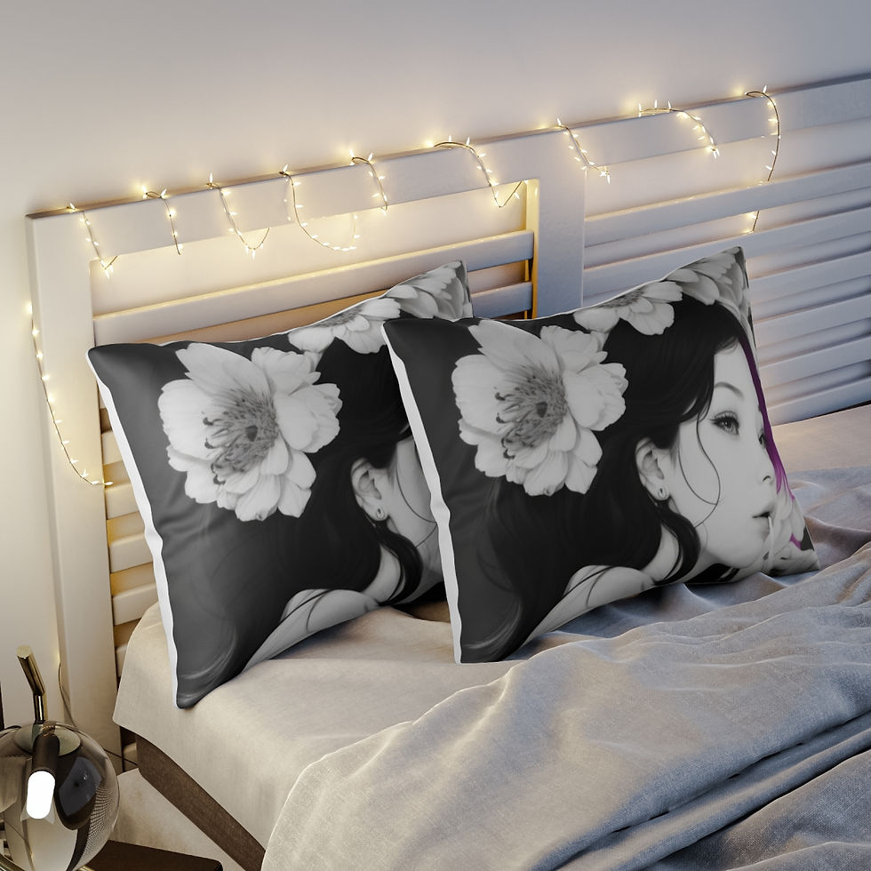 Thumbnail: Floral Crown of Mystery and Beauty Pillow Sham