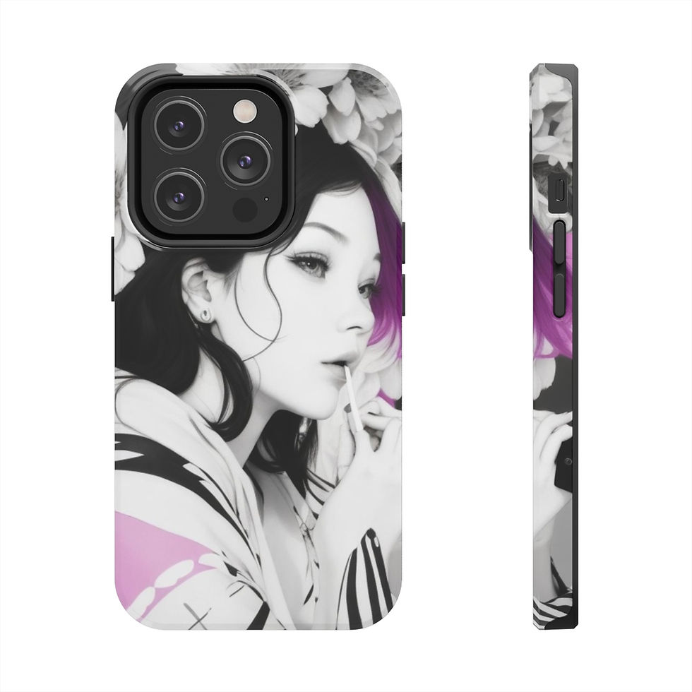 Thumbnail: The Floral Crown of Mystery and Beauty of A Woman Tough Phone Cases
