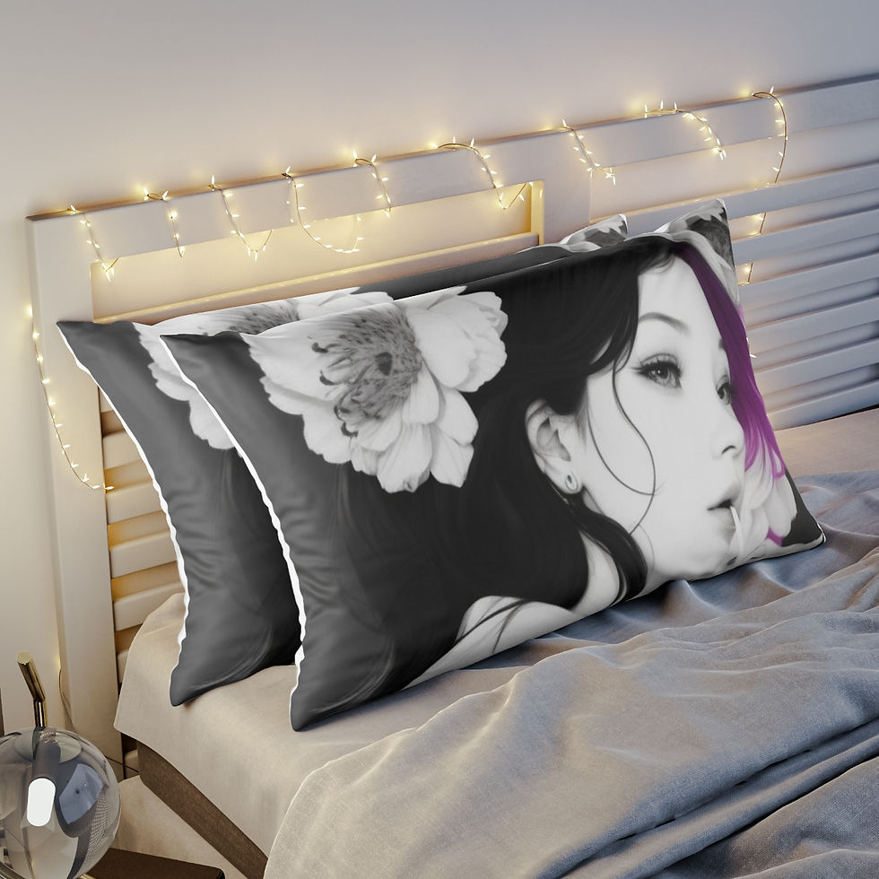 Thumbnail: Floral Crown of Mystery and Beauty Pillow Sham
