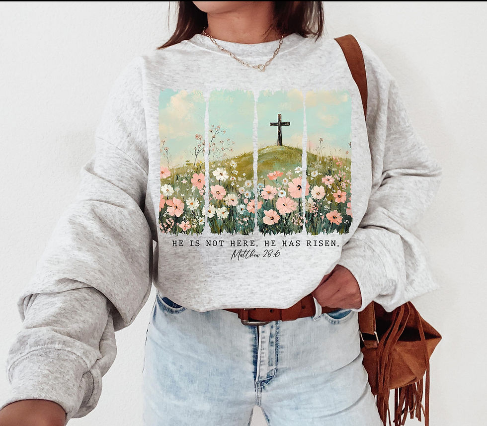 Thumbnail: HE is not Here. He Has RISEN Shirt