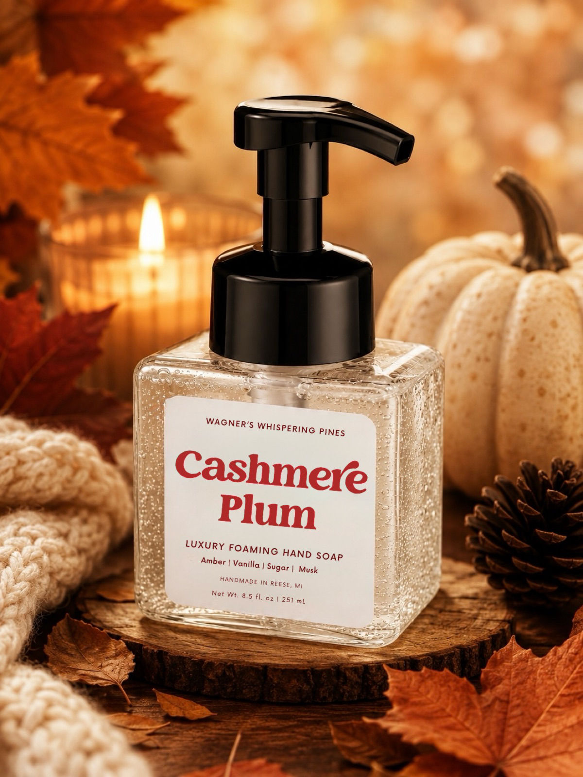 Luxury Foaming Hand Soap - Cashmere Plum