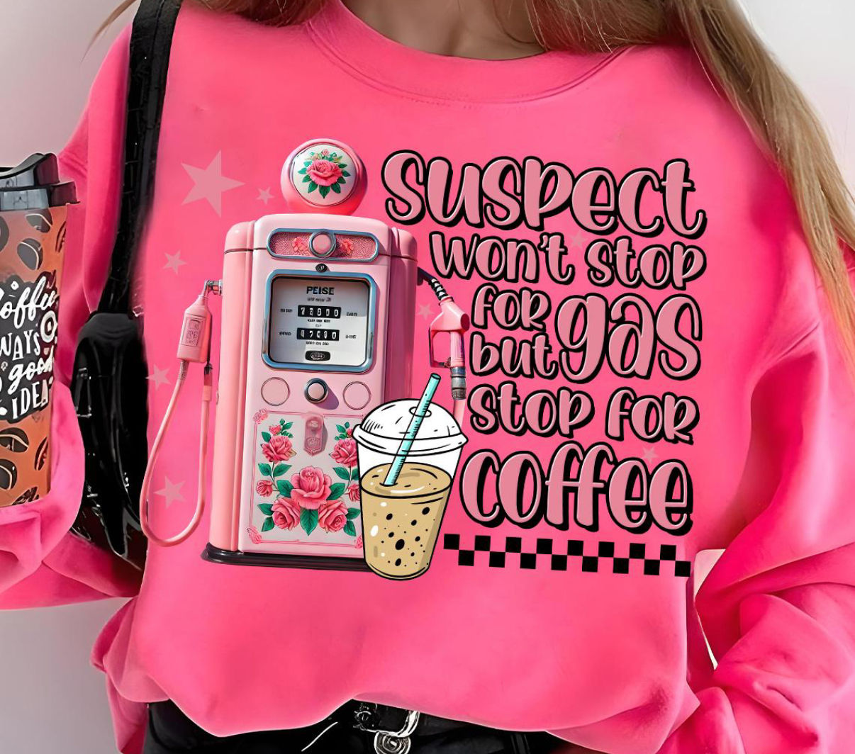 SUSPECT Won’t Stop For Gas But Stop For Coffee