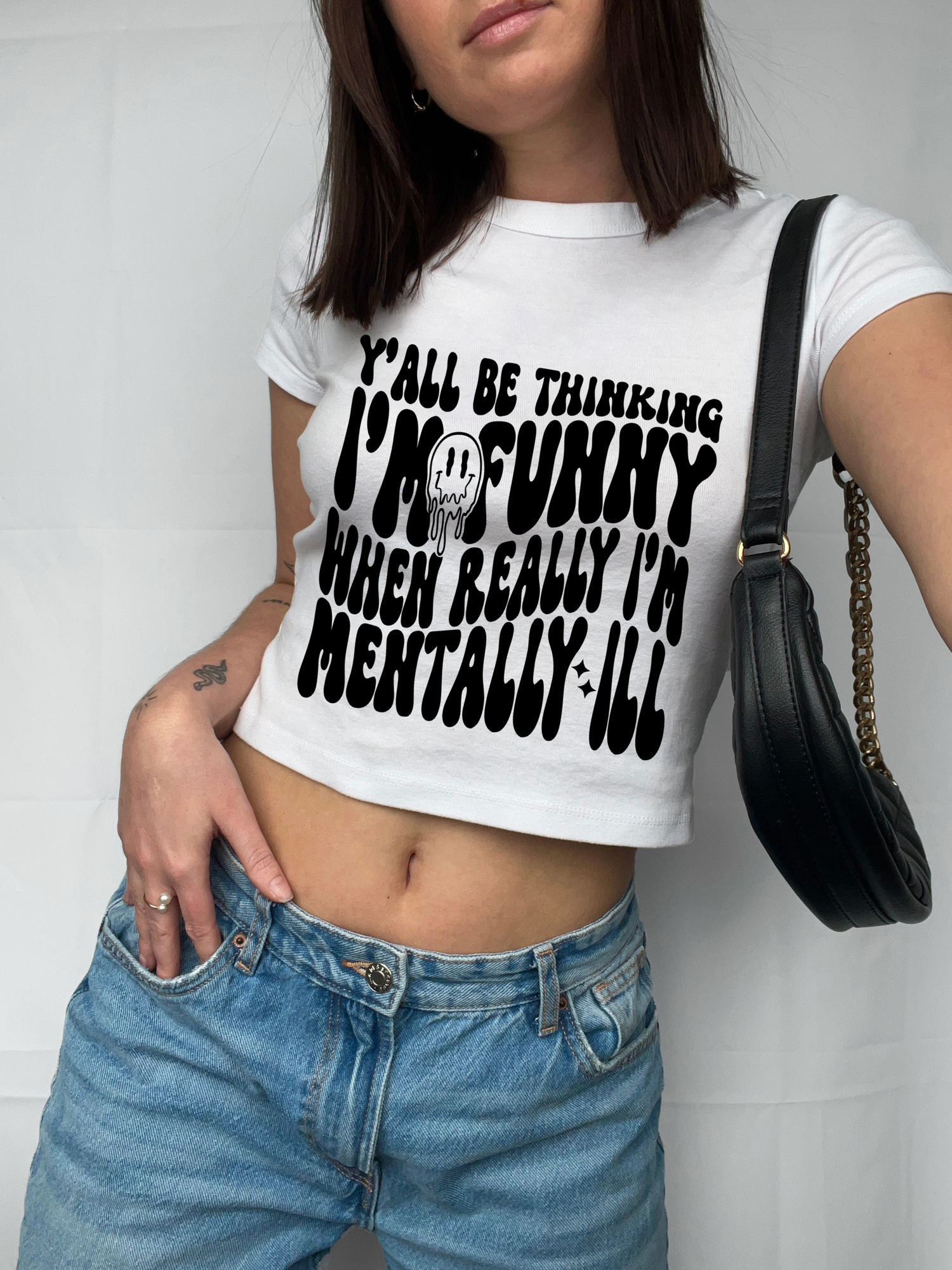 Ya’ll Be Thinking I’m Funny Crop Top