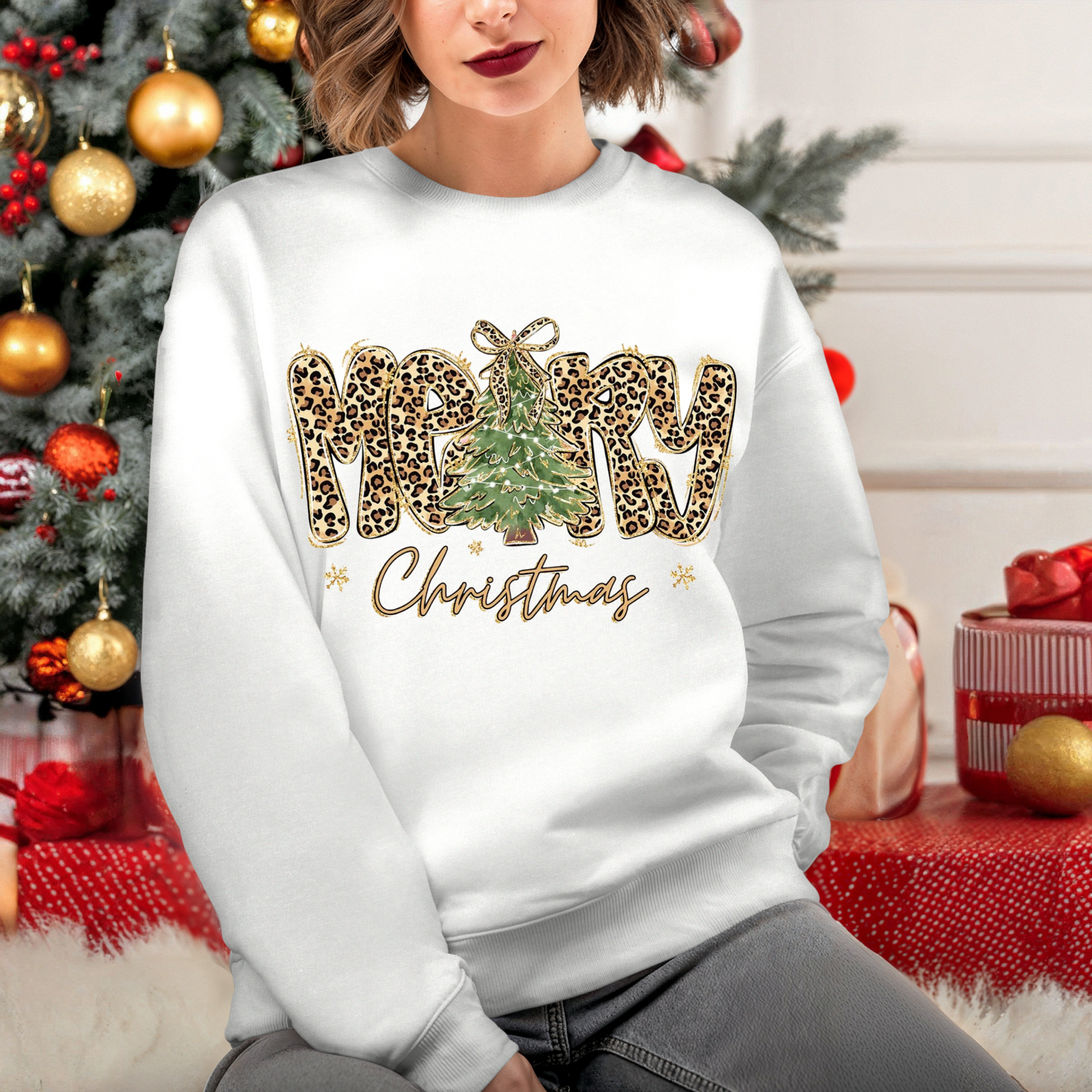 Merry Christmas Leopard Shirt