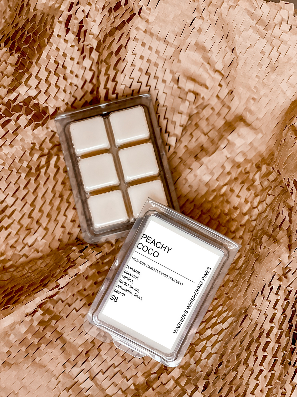 Peachy Coco 100% Soy Wax Melt