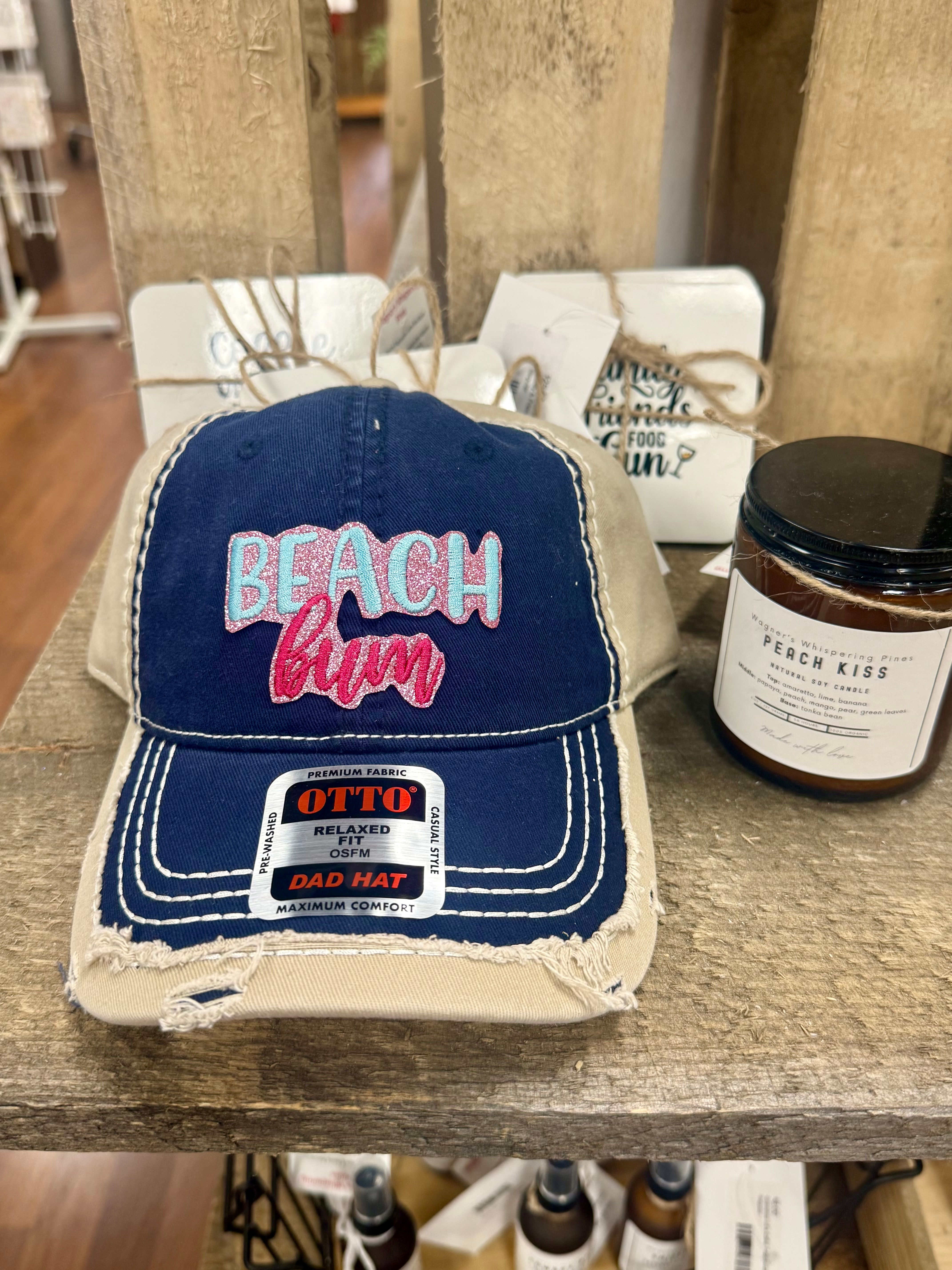 Beach Bum Distressed Dad Hat
