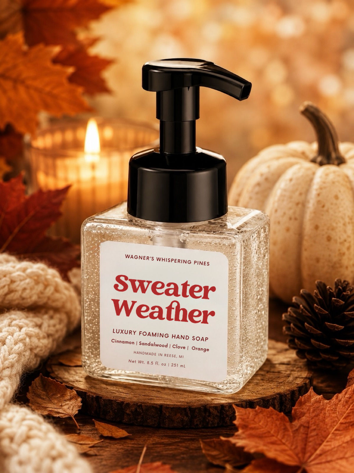 Luxury Foaming Hand Soap - Sweater Weather