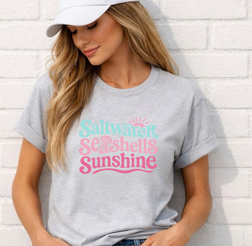 Thumbnail: Saltwater Seashells Sunshine Shirt