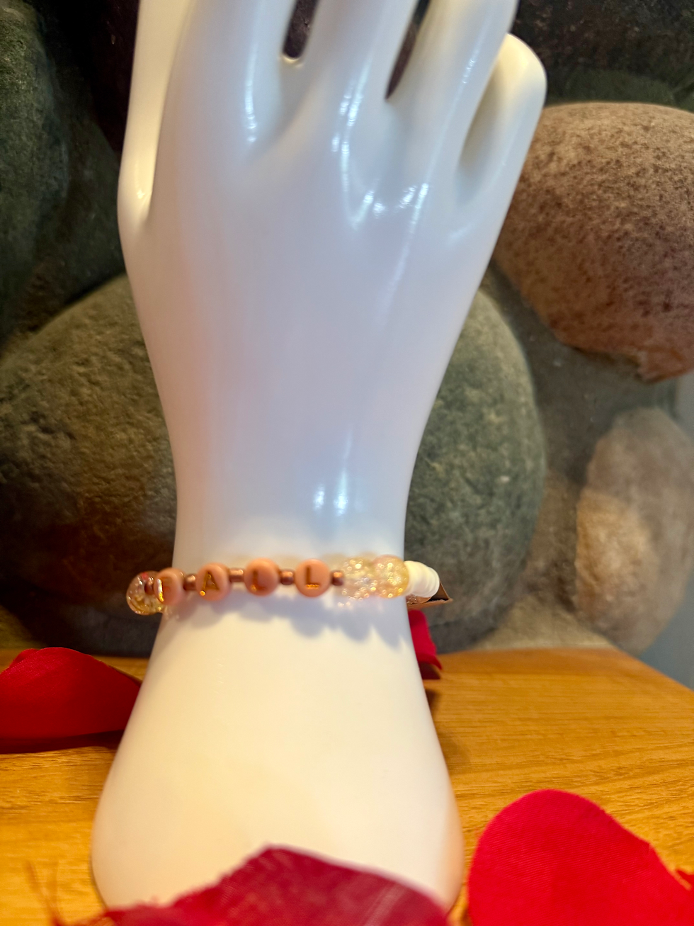 Thumbnail: FALL Glass Bead Handmade Bracelet