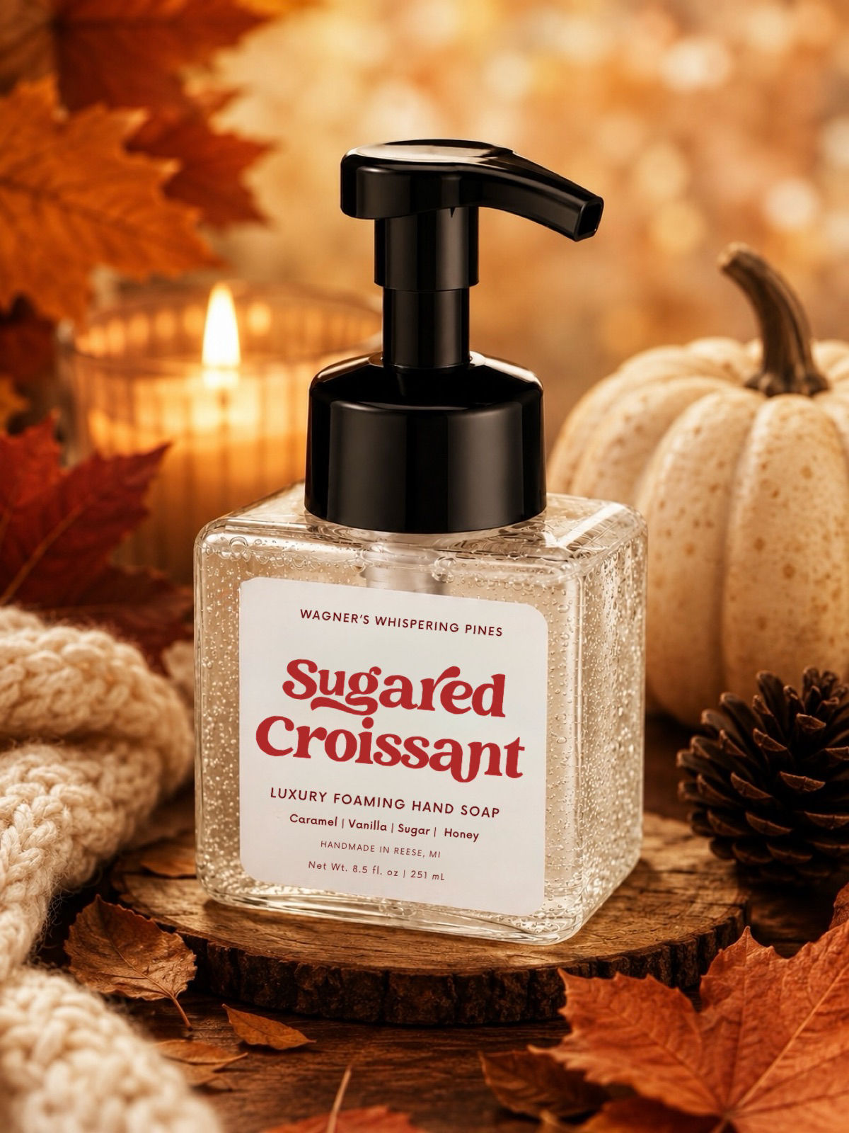 Luxury Foaming Hand Soap - Sugared Croissant