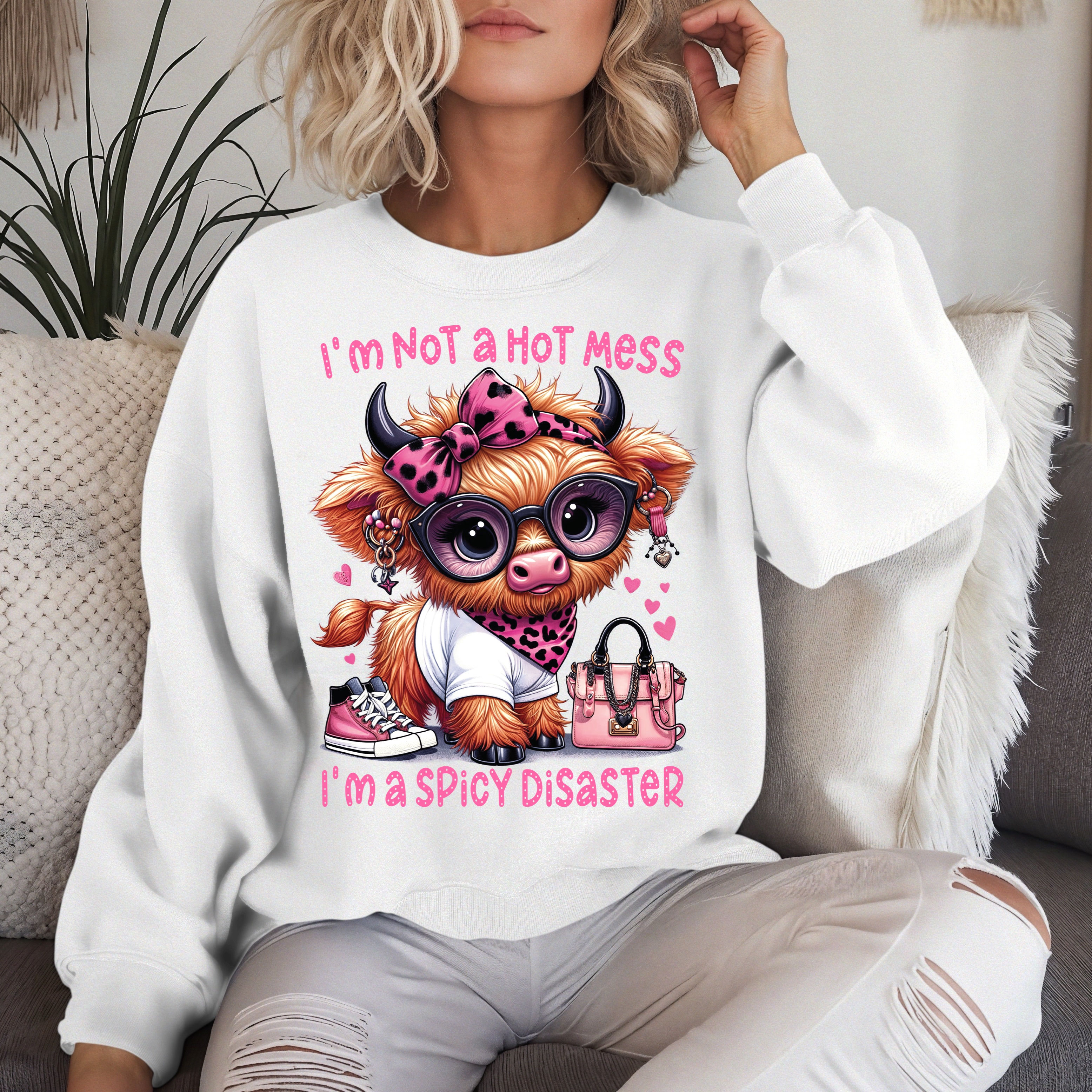 I’m not a HOT mess I’m a SPICY Disaster Shirt