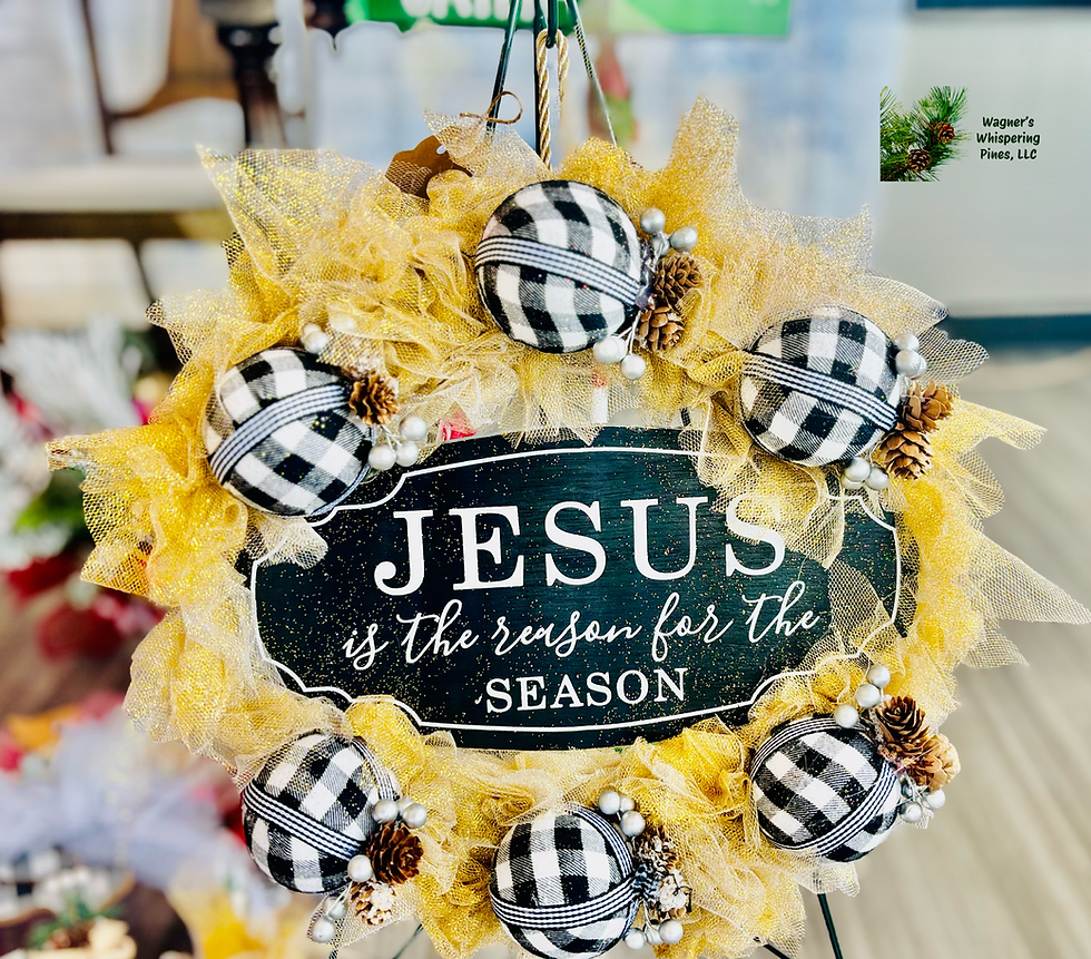 Thumbnail: Jesus Is the Reason for the Season Wreath
