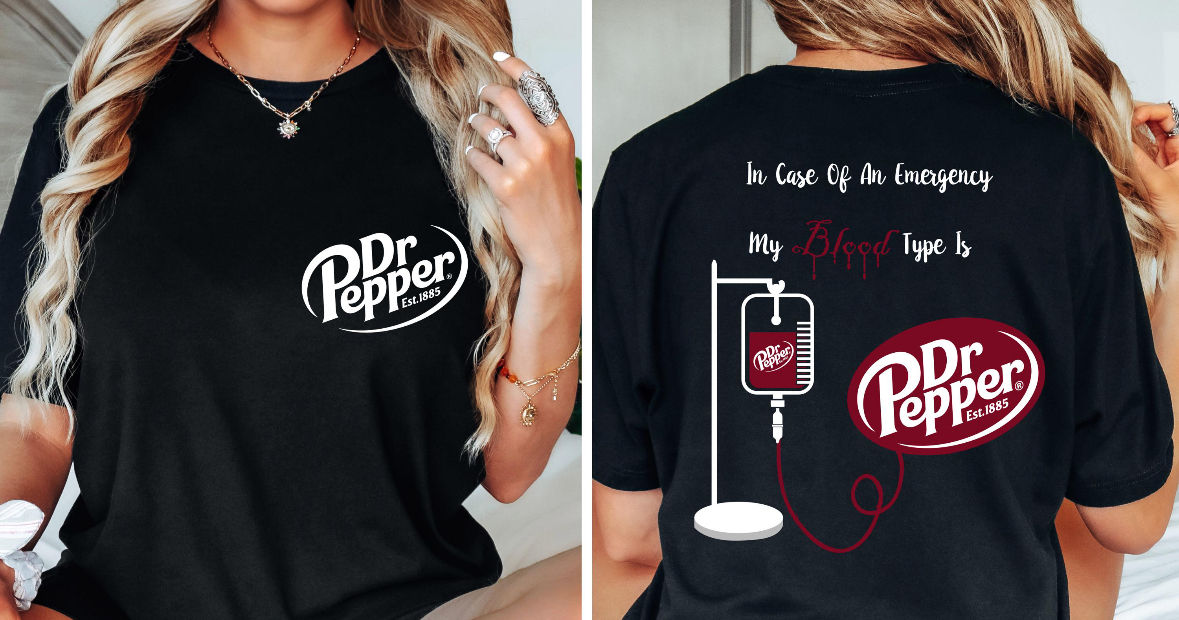 Blood Type Dr Pepper Shirt
