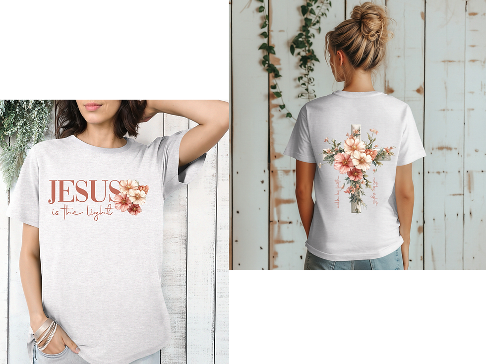 Thumbnail: Jesus is The Light Walk by FAITH Not By Sight Shirt