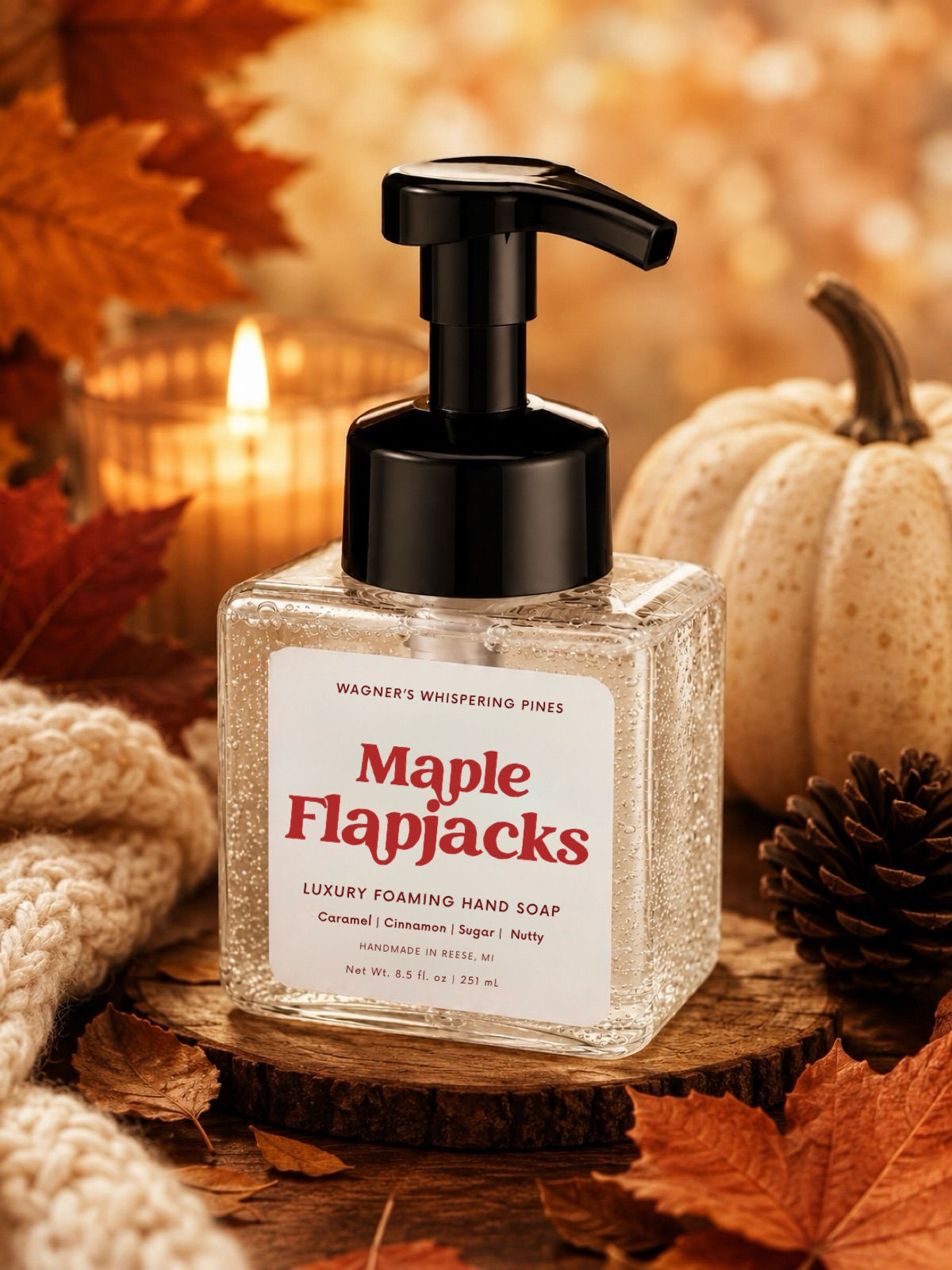 Luxury Foaming Hand Soap - Maple Flapjacks