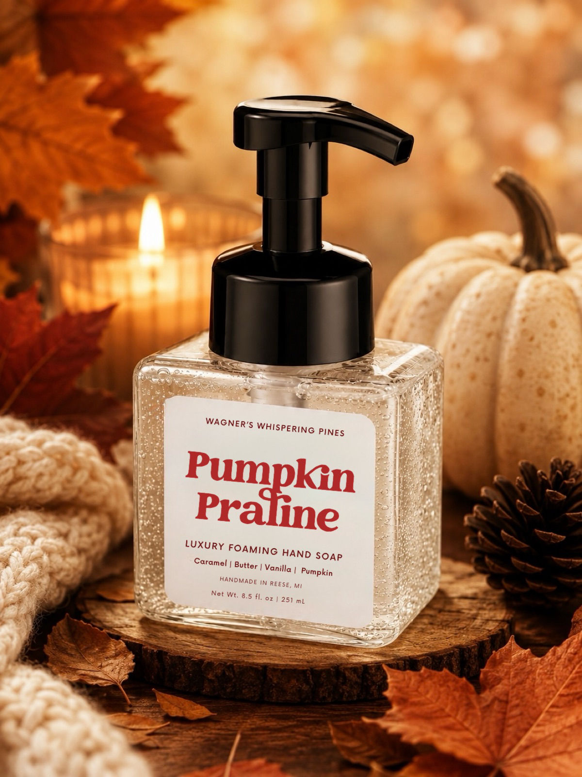 Luxury Foaming Hand Soap - Pumpkin Praline