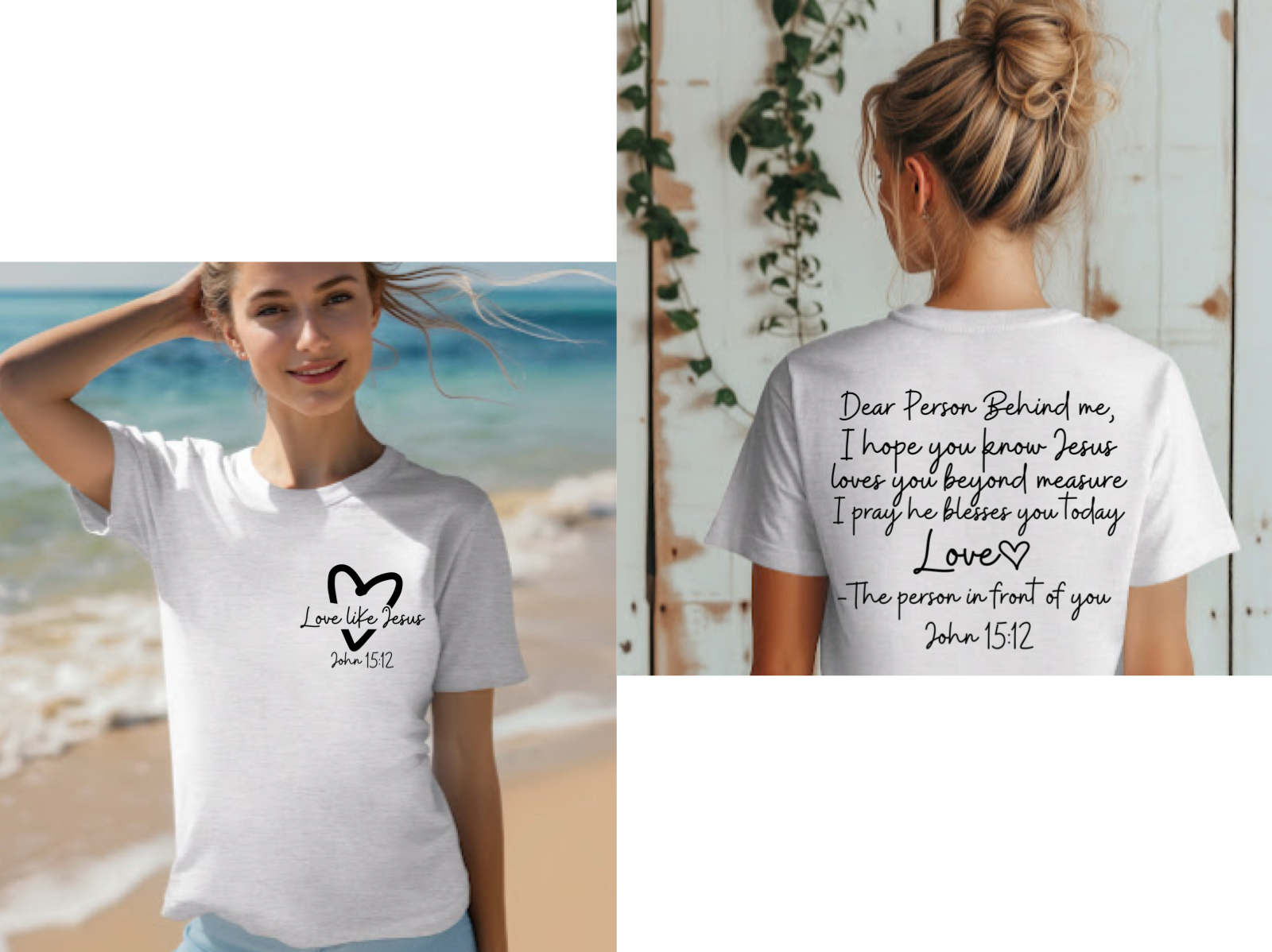 Love LIKE Jesus John 15:12 Shirt