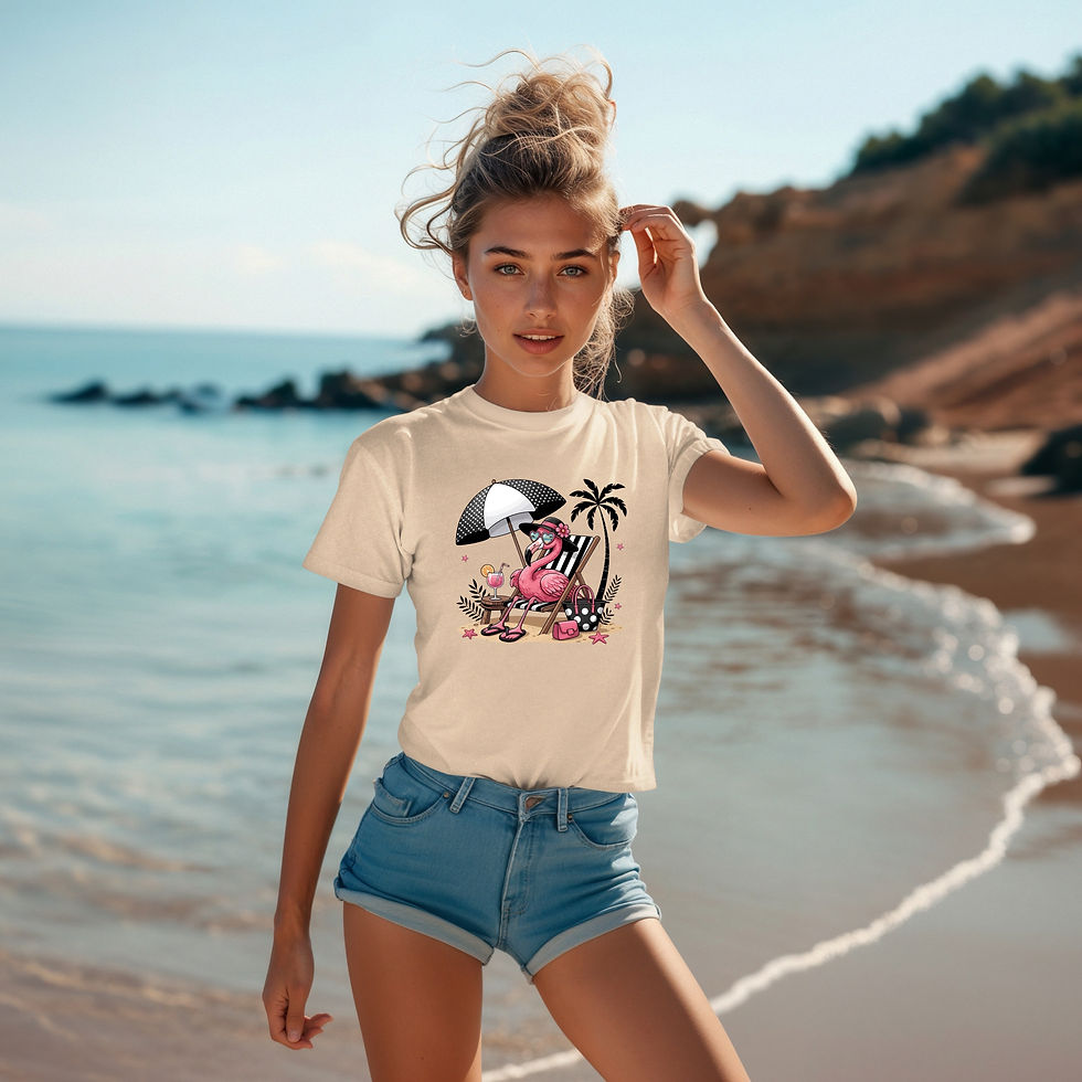 Thumbnail:  Flamingo Beach Shirt