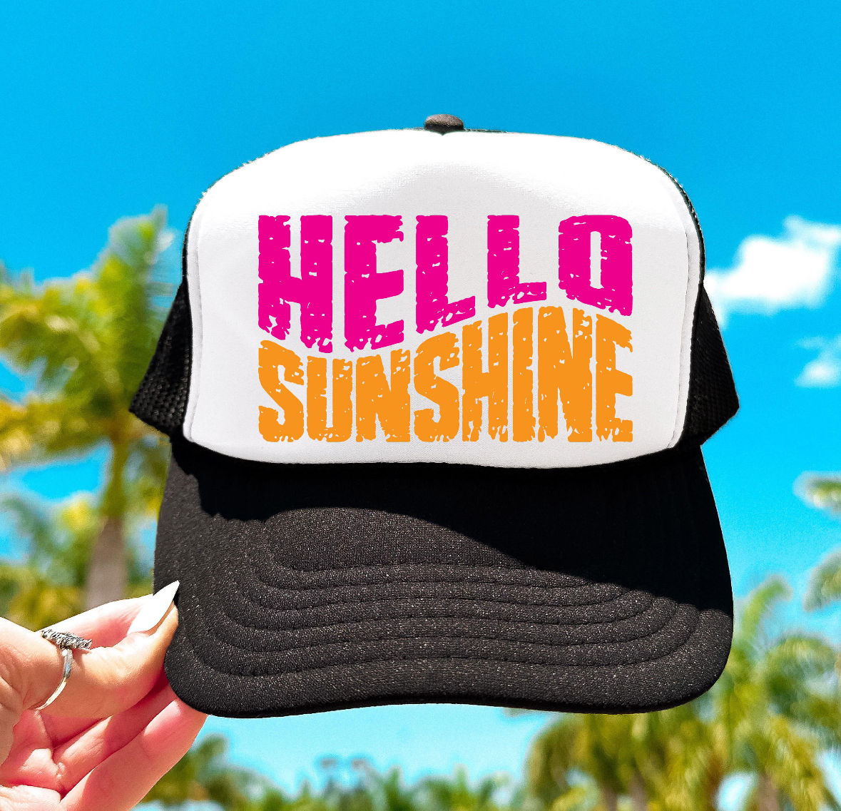 HELLO Sunshine Trucker Hat