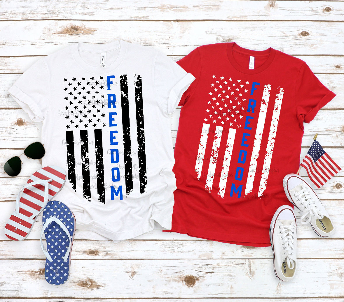 FREEDOM American Flag Shirt