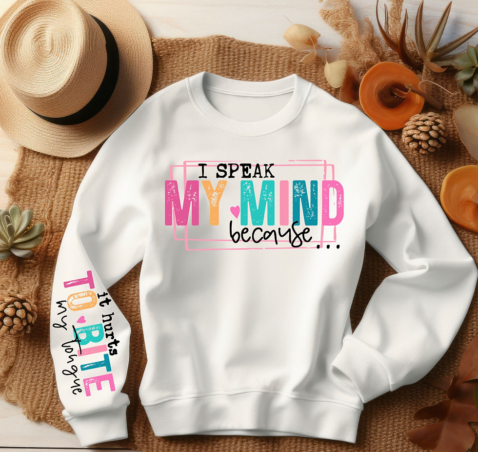 Thumbnail: I Speak My Mind Because It Hurts To Bite My Tongue Shirt