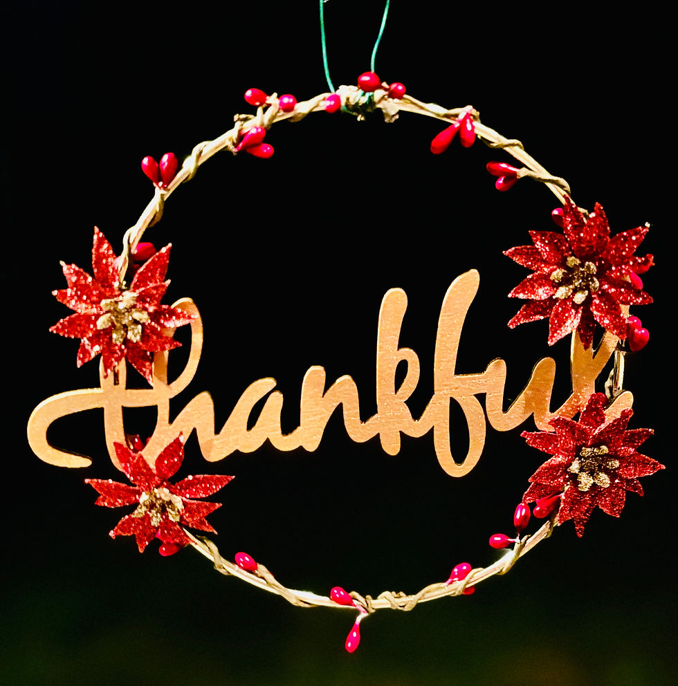Thankful Poinsettias Wreath 2