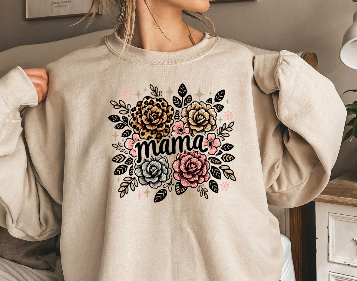 ‘MAMA Cozy Spring Time’ Sweatshirt/Hoodie
