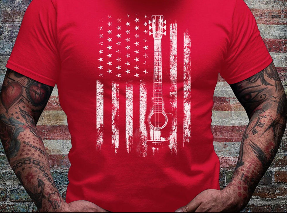 Thumbnail: ‘America AND Gutiars’ Unisex Tee