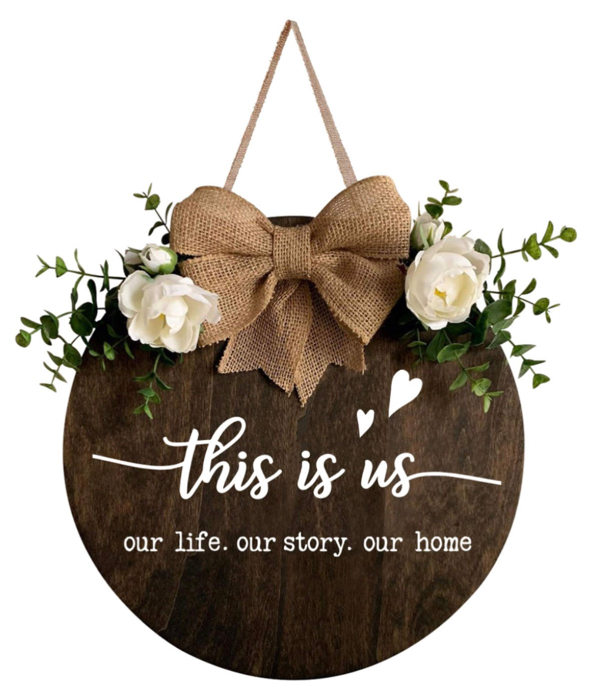This is Us Handcrafted 18” Door/Wall Sign