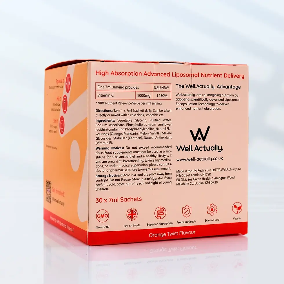 Miniature : Sachets de vitamine C liposomale - 1000 mg - Paquet de 30 - Saveur Orange Twist