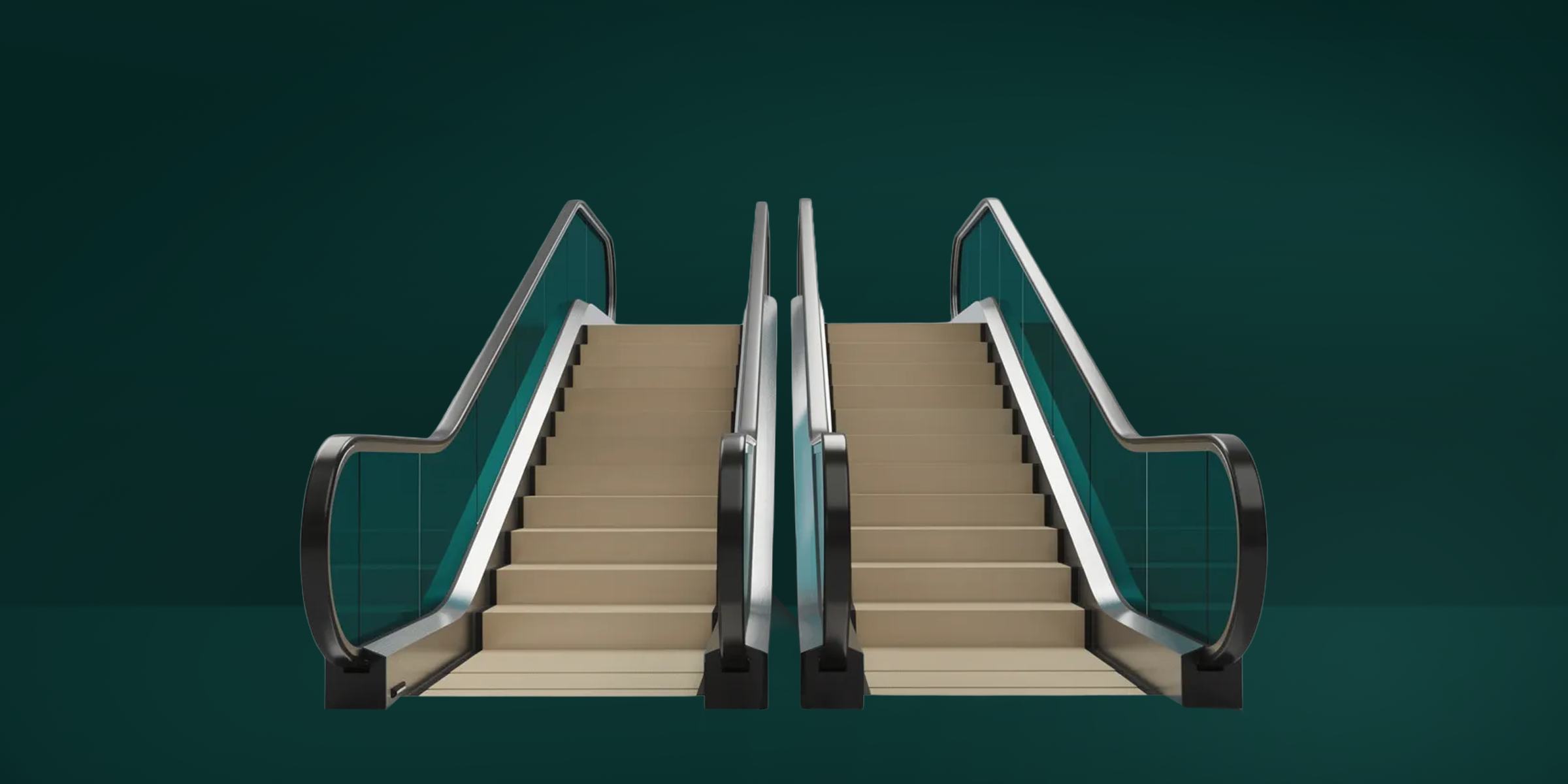 Don't give them an escalator. Give them stairs.