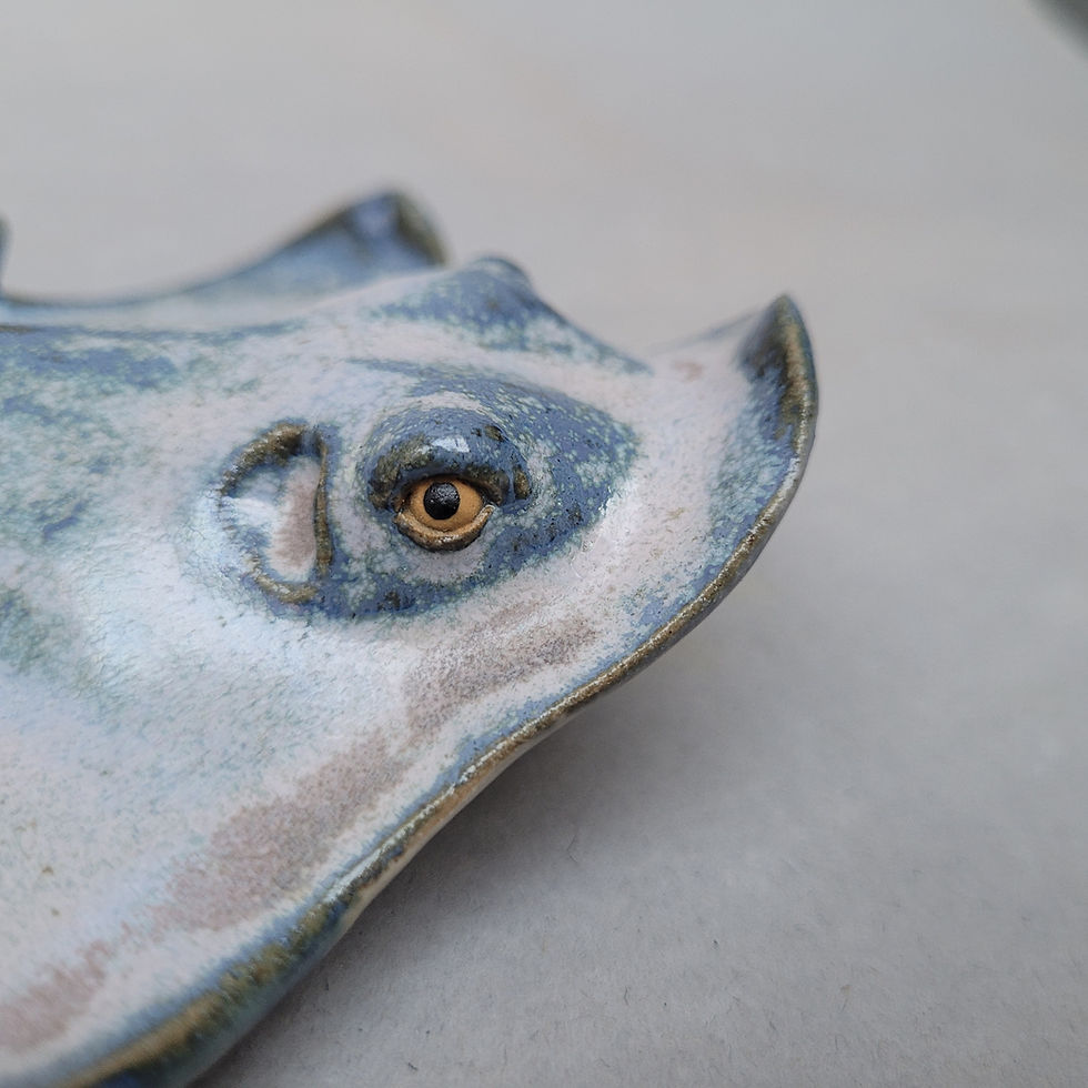 Thumbnail: Pelagic Stingray Ceramic Sculpture