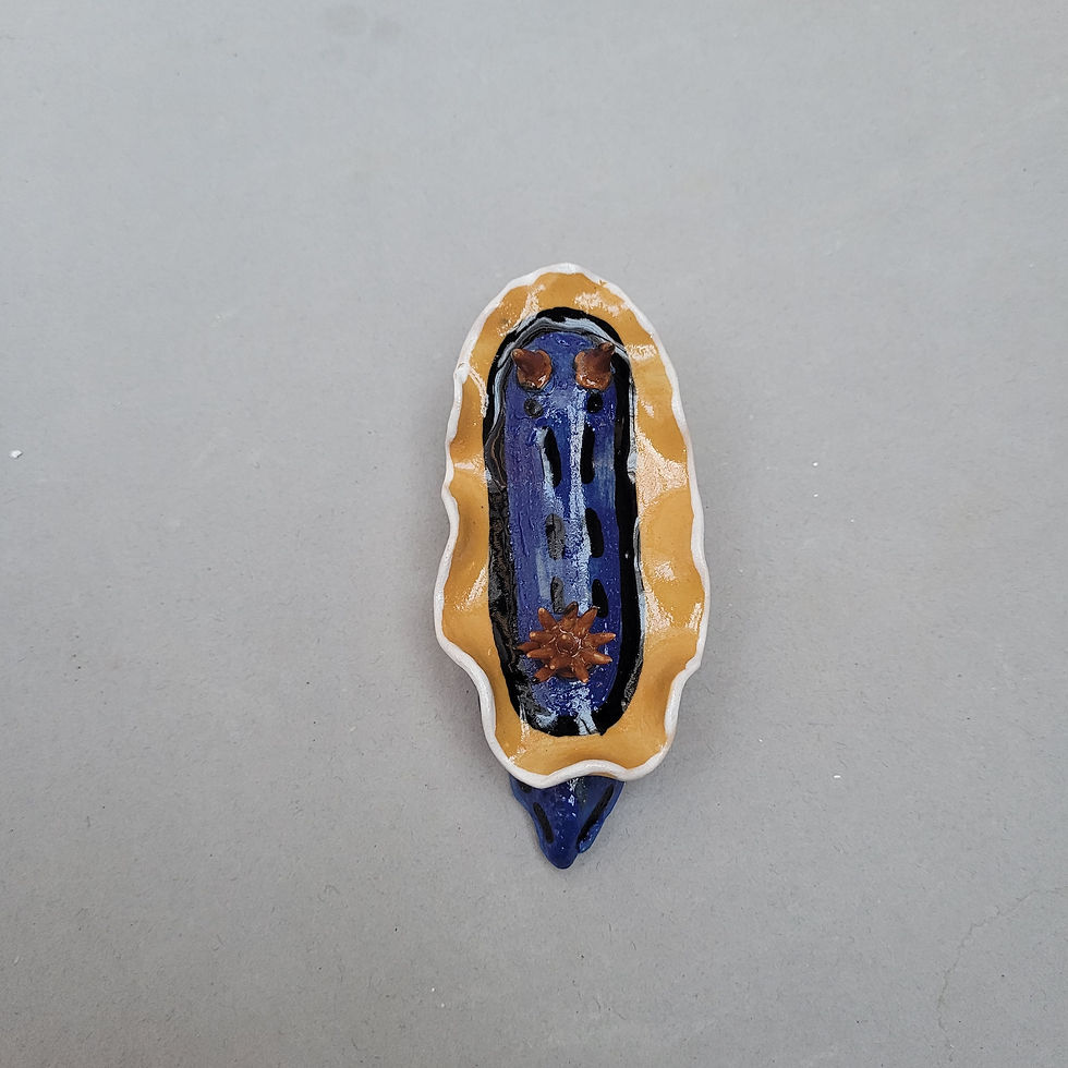Thumbnail: Nudibranch Ceramic Sculpture