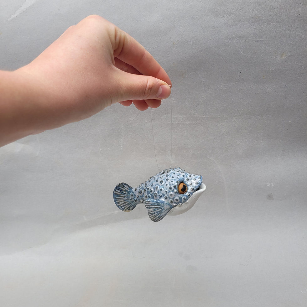 Thumbnail: Puffer Fish Decoration pre-order (RESERVED FOR KAYA)