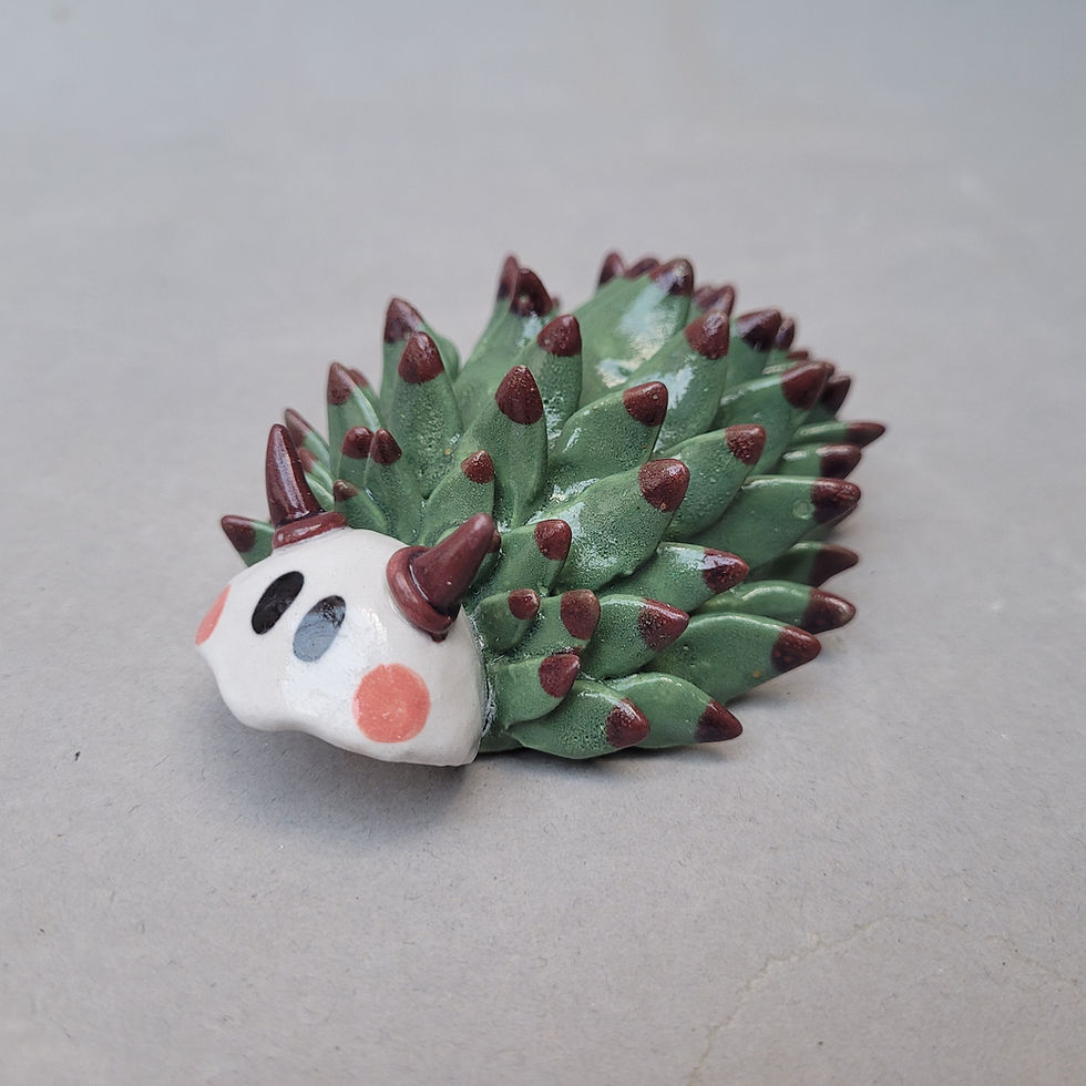 Thumbnail: Leaf Sheep Ceramic Sculpture 