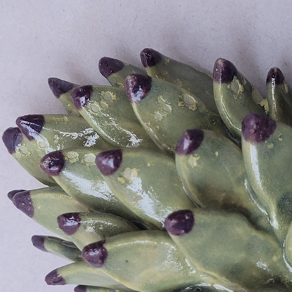 Thumbnail: Leaf Sheep Ceramic Sculpture