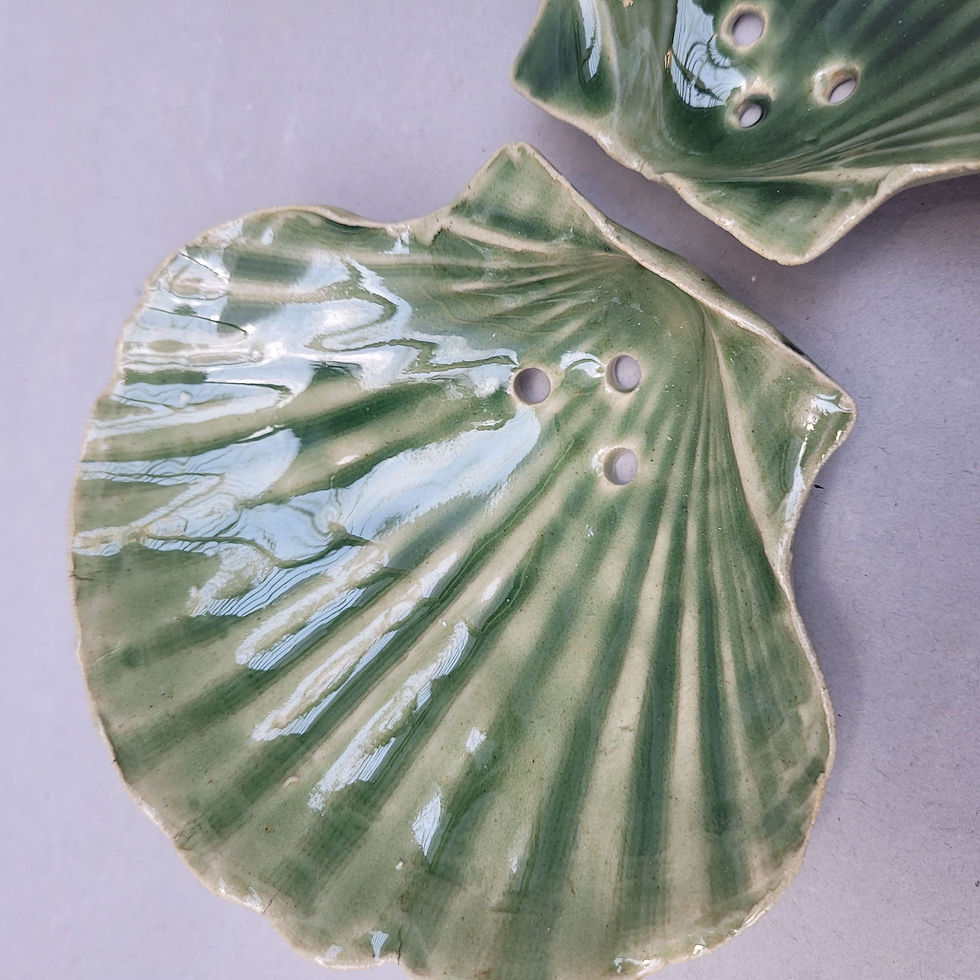 Thumbnail: Shell Soap Dish (Green)
