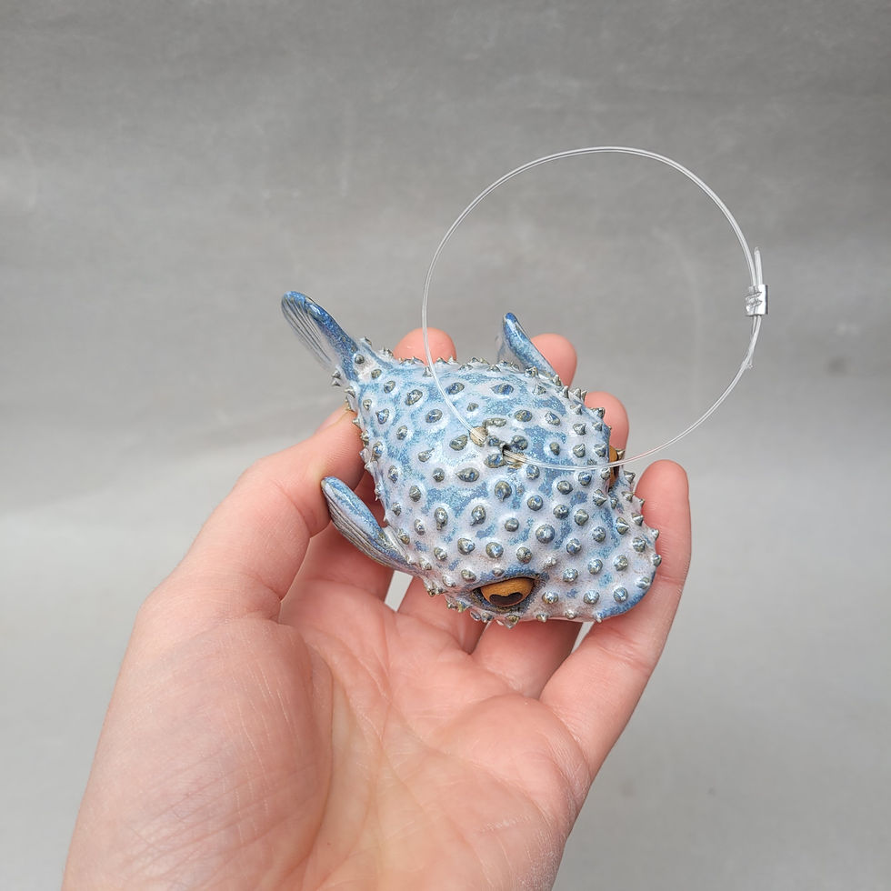 Thumbnail: Puffer Fish Decoration pre-order (RESERVED FOR CLAiRE)