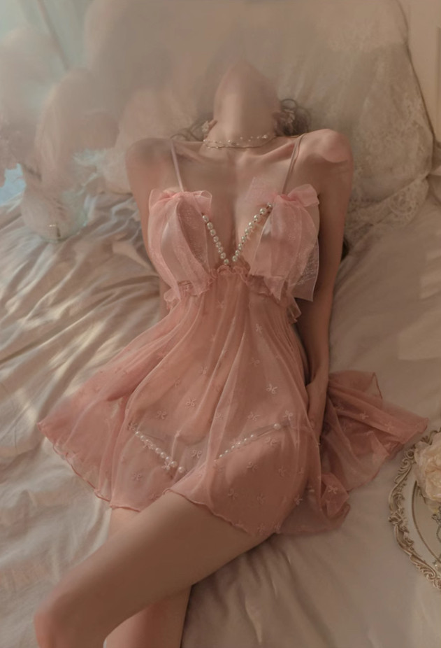 Sheer mesh Lingerie set