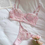 Thumbnail: Pink floral embroidered lingerie set