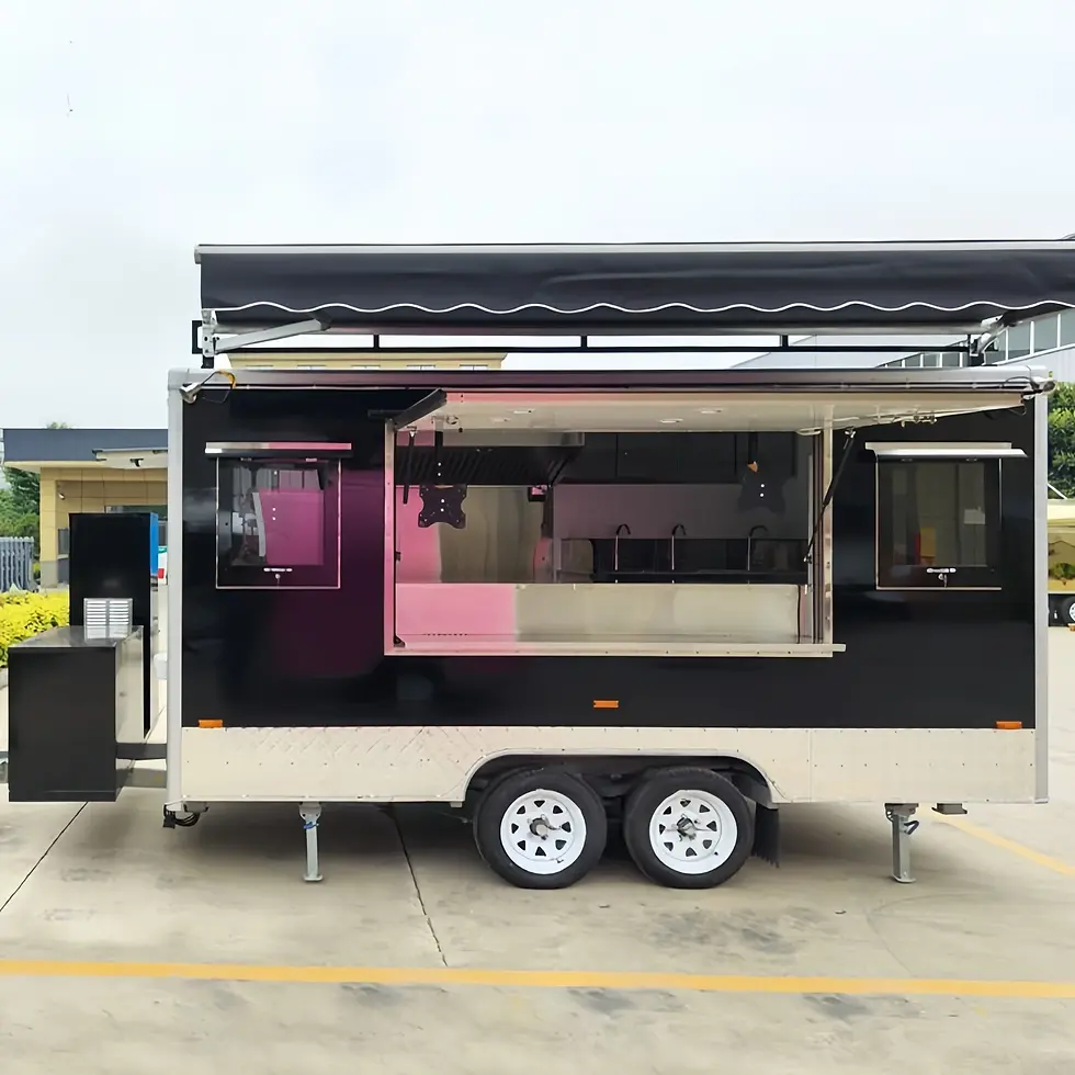 Thumbnail: The Black Pro-Series Mobile Kitchen (3.5m Dual-Axle)