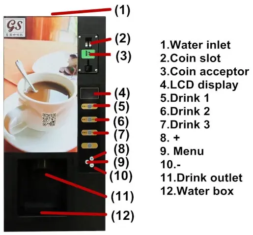 Thumbnail: Express-Brew™ 3-Flavor Instant Coffee Vending Machine