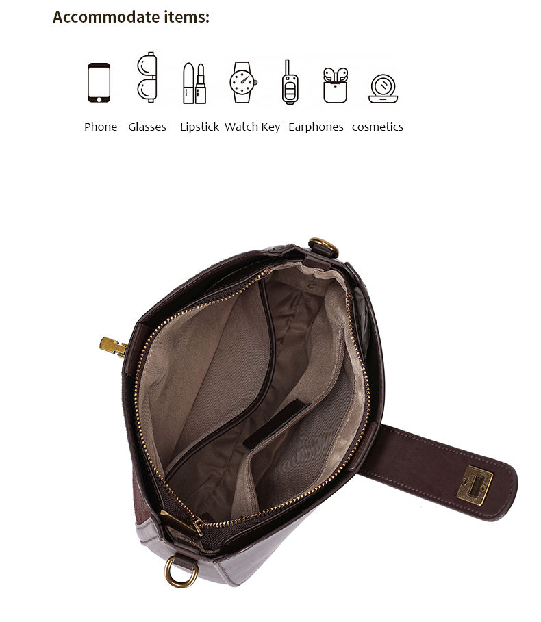 Miniatura: Women's Soft Genuine Leather Shoulder Bag