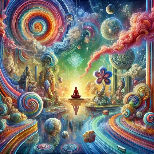 DALL·E 2024-08-02 15.20.44 - An artistic digital illustration representing the Buddhist co