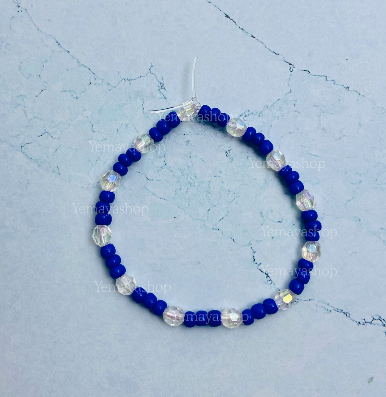 Yemaya Orisha Bracelet/Pulsera Yemaya Orisha