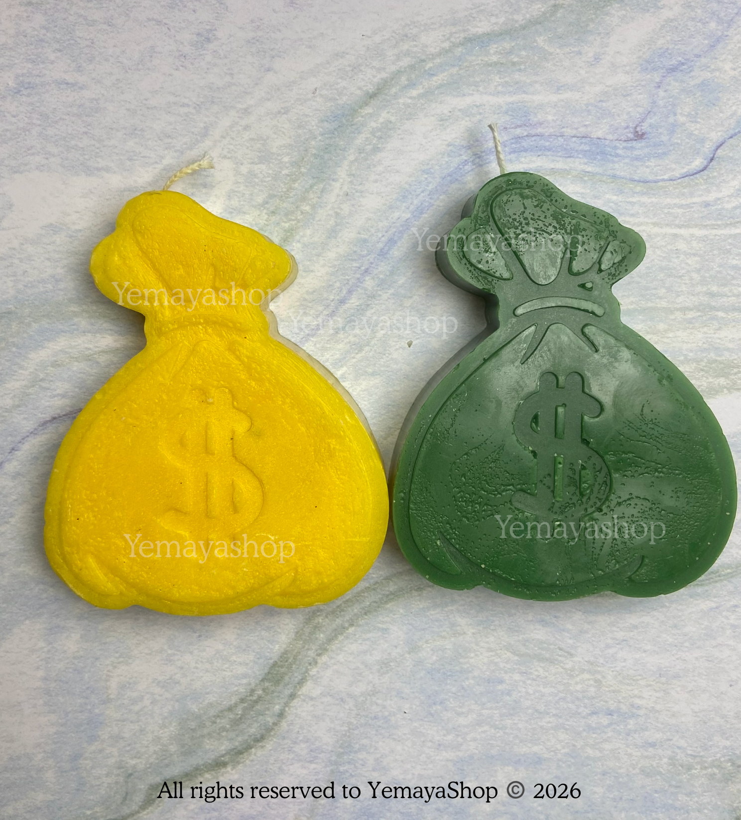 Money Bag Candles/Velas Dinero Bolsa 