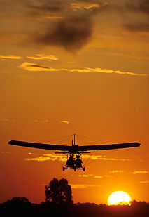 Sunset Hang Gliding