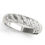 Thumbnail: Antique Style Pave Diamond Wedding Band