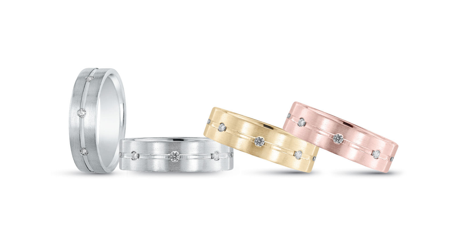 Mens Diamond Wedding Band