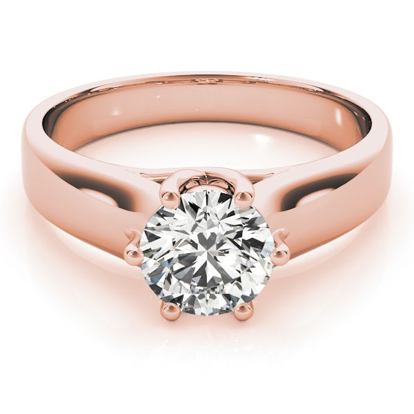 Thumbnail: Round Solitaire Engagement Ring